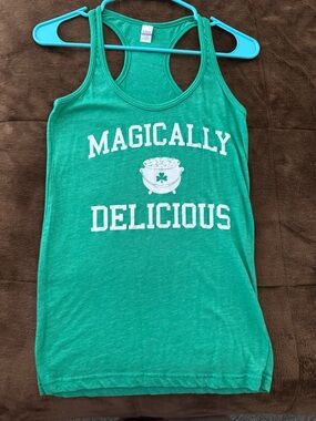 Amazon Green "Magically Delicious" Racerback Tank